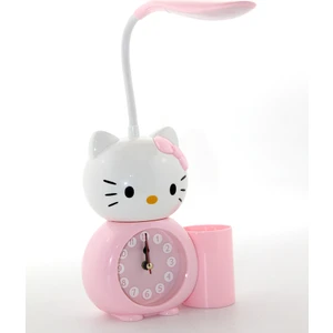 Hello Kitty Masa Lambası Saat ve Kalemlik