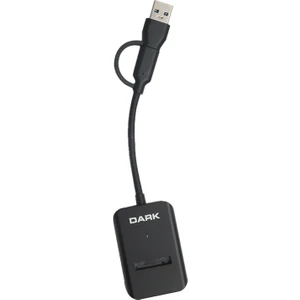 USB 3.1 - M.2 NGFF (10Gbps) Taşınabilir Disk Yerleştirme Adaptörü (USB-A ve USB-C Çift Başlık) (DK-AC-DSEM3)