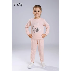 Sister Baskı 2 Ip Kız Çocuk Eşofman Takım