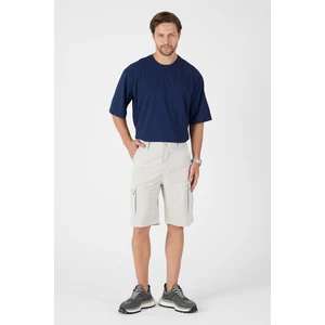 Erkek Regular Fit Kargo Cepli Şort Kapri