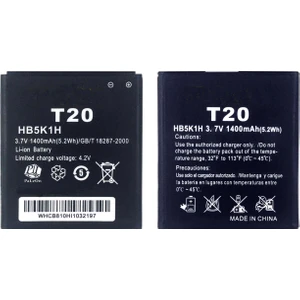 Turkcell T20 Uyumlu 1400 mAh Batarya