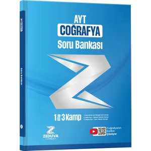 Zeduva Yayınları Coğrafyanın Kodları Ayt Coğrafya 1 Kitap 3 Kamp Soru Bankası - Yunus Turan