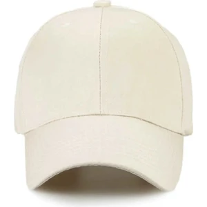 Unisex Ayarlanabilir Bej Spor Basic Şapka