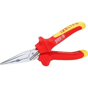 200 mm Uzun Düz Karga Burun Elektrikçi Izoleli 1000 V