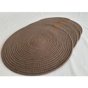 Yuvarlak Supla Sepya 33CM 4lü