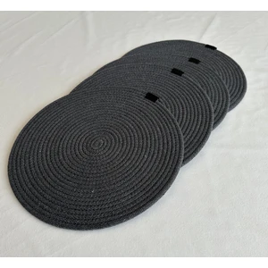 Yuvarlak Supla Antrasit 33CM 4lü