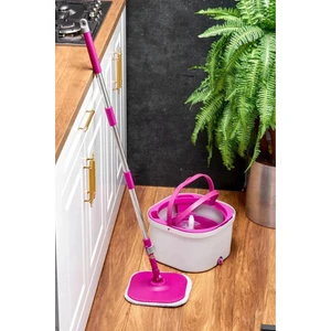 Royal Gross Çift Kovalı Otomatik Mop Temizlik Seti | Temiz & Kirli Su Ayrışmalı, Kendini Sıkan Mikrofiber Paspas