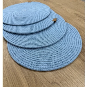 Yuvarlak Supla  Açık Mavi 33CM 4lü