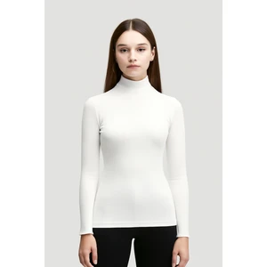 Kadın Tam Boğazlı Yumuşak Dokulu Kazak