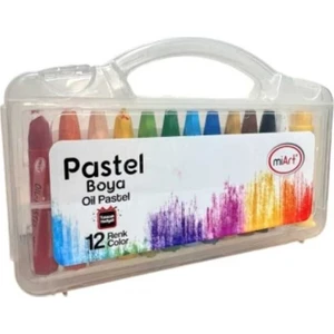 Pastel Boya 12 Renk Çantalı (MPB12C)