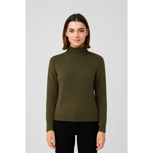 Kadın Tam Boğazlı Yumuşak Dokulu Kazak