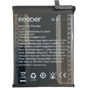 Reeder S23 Pro Max Pil Batarya 5000 Mah