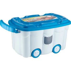 Home Oyuncak Düzenleyici Kapaklı Saklama Kutusu Toy Box 50 Lt Mavi