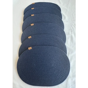 Jüt Supla Oval Lacivert 30X40 6lı