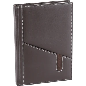 2K 2026 YENİ YIL Tarihli Ajanda 17x24 cm. Deri Telefon Kılıflı Kapak Kahve