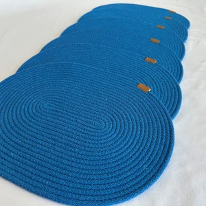 Jüt Supla Oval Mavi 30X40 6lı