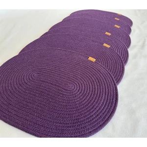 Jüt Supla Oval Mor  30X40 6lı