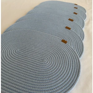Jüt Supla Oval Açık Mavi 30X40 6lı