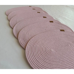 Jüt Supla Oval Açık Pembe 30X40 6lı