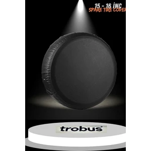 15-16 Inç Lastikler Için Stepne Kılıfı – Dayanıklı Siyah Suni Deri Koruma