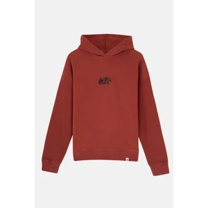 WWF Market Bozayı Supersoft Hoodie - Kiremit