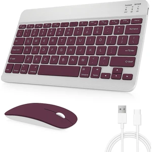 Tüm Cihazlara Uyumlu Kablosuz Bluetooth Klavye ve Mause Seti Tablet Telefon iPad Samsung Galaxy Honor Redmi Lenovo