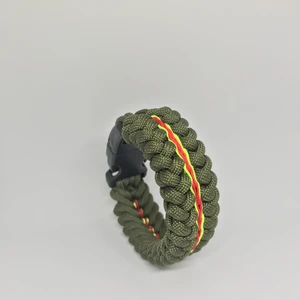 Paracord Ipi Bileklik Survival Paracord 550 Paraşüt Ipi Bileklik Unisex Bileklik Hayatta Kalma ve Ilk Yardım Bilekliği