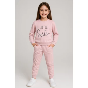 Sister Baskı 2 Ip Kız Çocuk Eşofman Takım