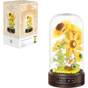 Çiçek Sanatı Müzik Kutusu Yapı Bloğu Seti – 483 Parça