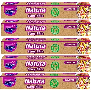 Natura Streç Film 15 Metre 5 Paket