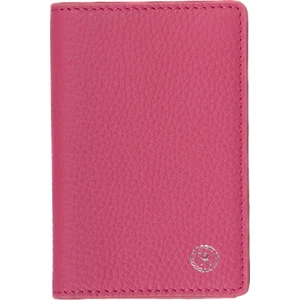 Pembe Hakiki Deri Kapaklı Kartlık/portföy