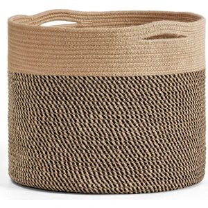 Amaterasu Jüt Hasır Sepet, Düzenleyici Sepet, Hasır Dokuma Sepet 40CM x 30CM