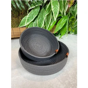 Çok Amaçlı Dekoratif Hasır Sepet Takımı 2 Li, Organizer, Hasır Sepet Hasır Sepet Takımı