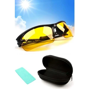 Prime Rüzgar Korumalı UV400 Anti Far Gece Görüş Gözlüğü Motosiklet ve Bisiklet Gözlüğü Plaj Gözlüğü