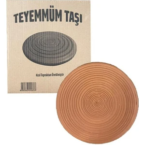 Teyemmüm Taşı - %100 Doğal Kızıl Toprak (20CM)
