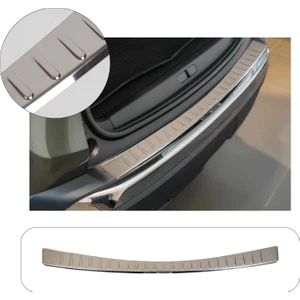 Mitsubishi Asx Uyumlu 2014-2018 Krom Arka Tampon Üstü Koruma Paslanmaz Çelik