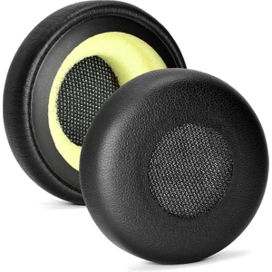 Jabra Evolve 20 20SE 30 30II 40 65 65+Uyumlu Yedek Kulak Yastığı 65UC 40UC 40MS 30MS 20MS Kulaklık Kapağı Yedek Ped Sünger Earpad(Siyah)