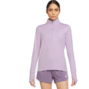 Element  Dri Fit Kadın Koşu Sweatshirt -  Dik Yaka - Parmak Delikli Kol ( CU3220 )