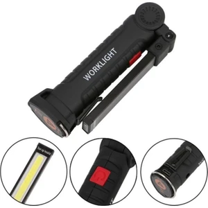 WT-295 Mıknatıslı Çalışma Lambası – Smd Güçlü LED + Parlak Ampül – 3 Işık Modu – 2-4-6 Saat – Askı ve Masaüstü Kullanım