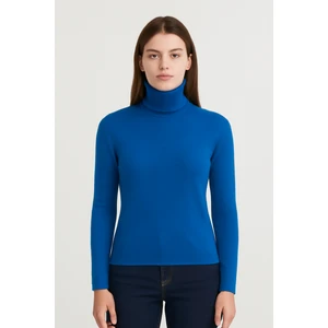 Kadın Tam Boğazlı Yumuşak Dokulu Kazak