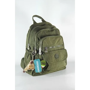 Nemo Group Haki Klasik Boy Sırt Çantası 12'' İnç Günlük Kullanım Su Geçirmez / Tablet Çantası / Spor Çantası