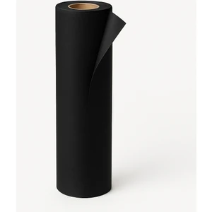 Çiçek Buket Ambalaj Kağıdı ,çiçek Hediye Kağıdı, Çiçek Kağıdı Rulosu, Çiçek Hediye Kağıdı, Su Geçirmez Sarma Kağıdı Siyah Parlak  – 70 cm x 20 M