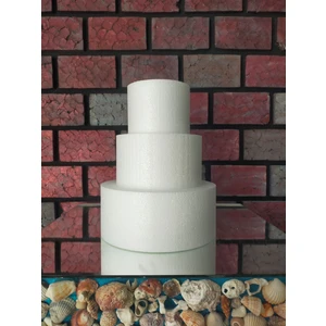 24X18X13 Strafor Köpük 3 Katlı Maket Pasta