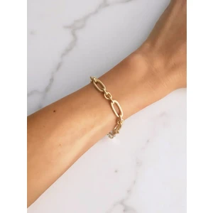 Xuping Çelik 14K Altın Kaplama Gold Bileklik