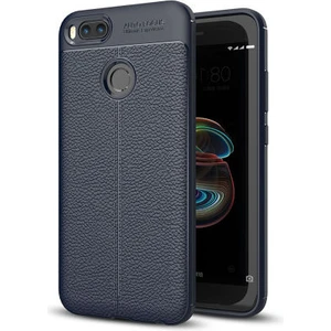 Xiaomi Mi 5x Kılıf Deri Görünümlü Yüksek Kaliteli Premium Silikon Kapak Rcv/niss