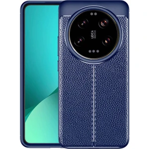 Xiaomi Mi 14 Ultra Kılıf Deri Görünümlü Yüksek Kaliteli Premium Silikon Kapak Rcv/niss
