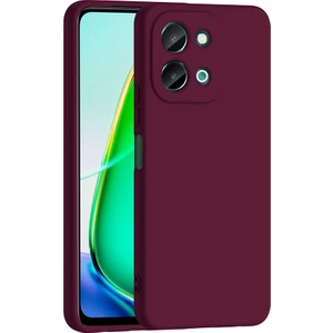 Vivo Y28 Uyumlu Kamera Korumalı (Kadife Iç Yüzey) Renkli Silikon Kılıf