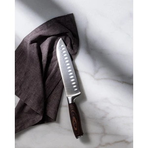 Madame Coco Renata Santoku Bıçağı - Kahverengi