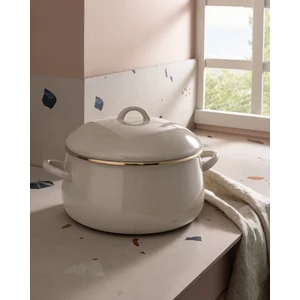 Madame Coco Montferry Tencere - Bej - 24 cm