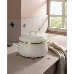 Madame Coco Montferry Tencere - Beyaz - 20 cm